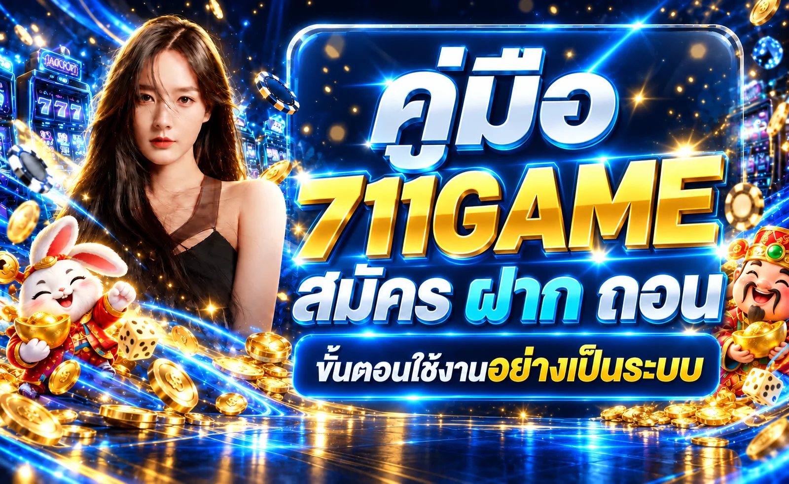 711GAME คู่มือสมัคร ฝาก ถอน และเข้าสู่ระบบ